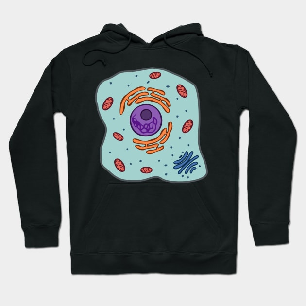 Animal cell Hoodie by RosArt100